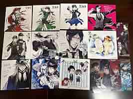 黒執事　イラストカード&ステッカー&ブックカバー&アニカフェコースター 黒執事 イラストカード&ステッカー&ブックカバー&アニカフェ